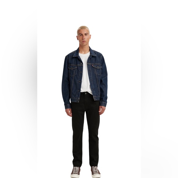 Levi’s 512 Slim Taper Stretch  Flex Men’s Black Jeans 33x32 NWT - Picture 1 of 16